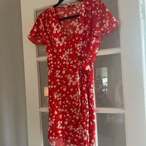 J CREW Floral Wrap Dress